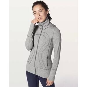 Lululemon Stride Jacket II in Heathered Slate Size 4